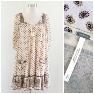 Free People Paisley Tunic Dress